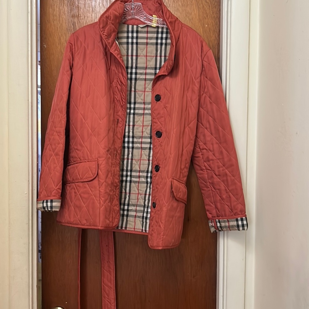 BURBERRY SPRING JACKET BELOW WAIST - HITS HIP AREA